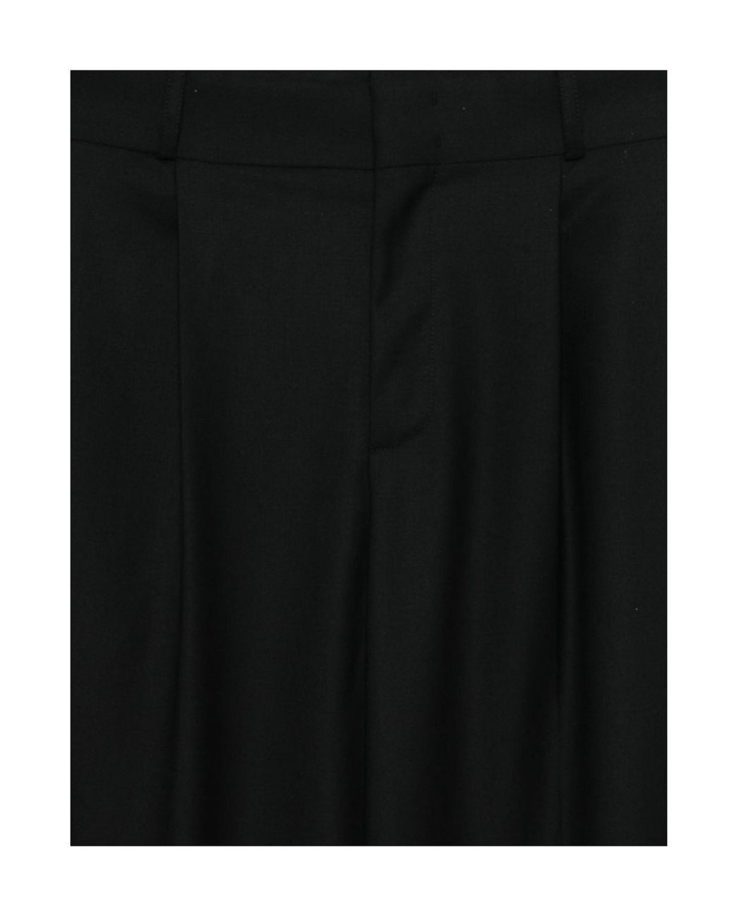Moschino Black Casual Pants With Belt Loops