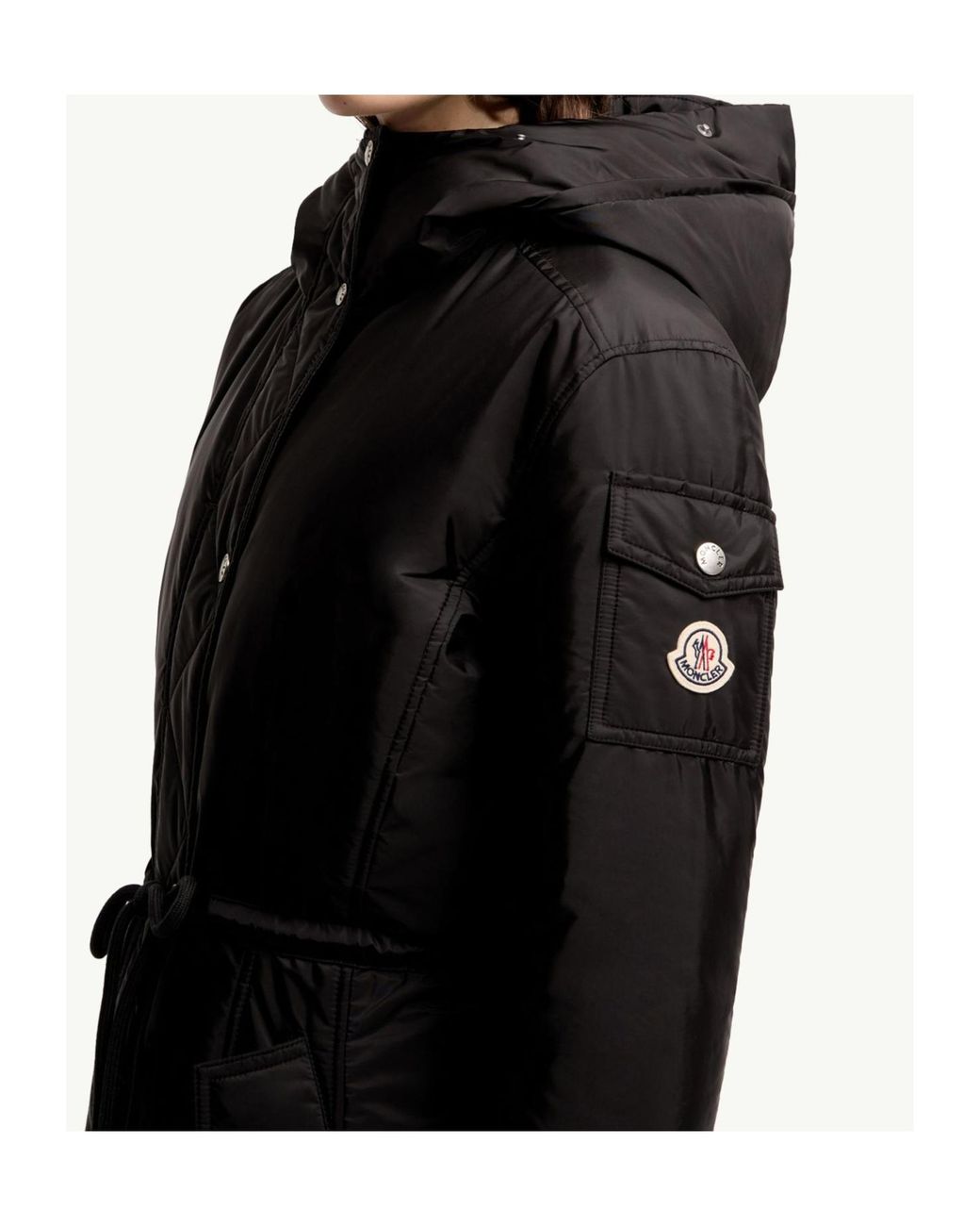Moncler Black Moustique Hooded Down Jacket