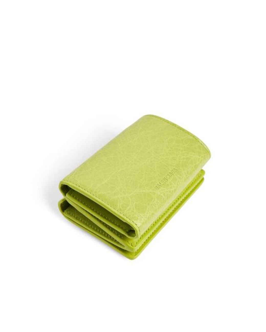 Balenciaga Yellow Le City Mini Wallet