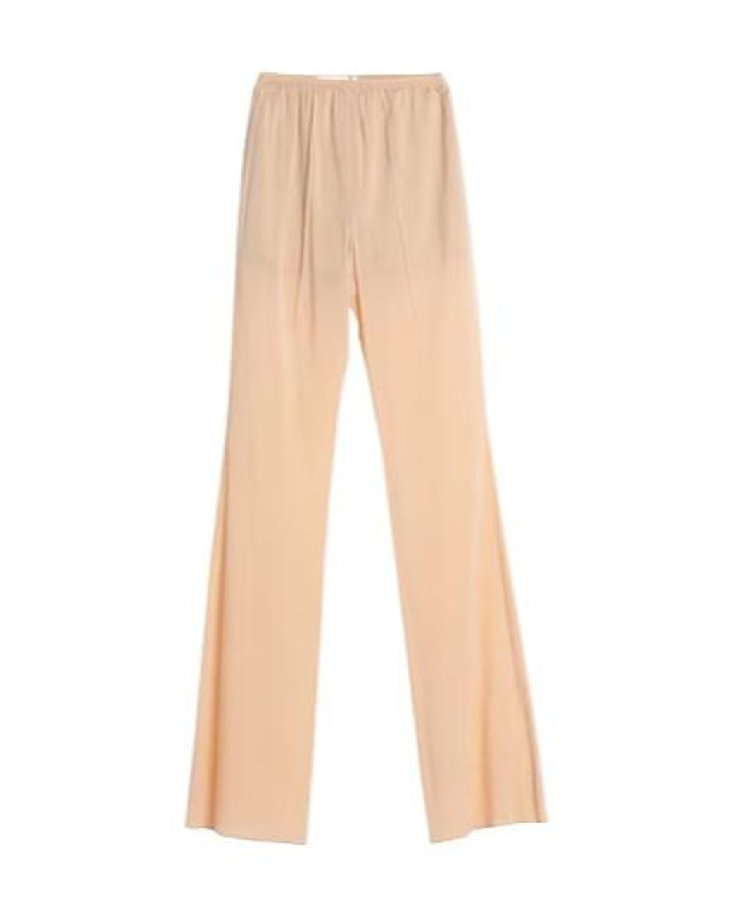 Sportmax Natural Solid Casual Trousers