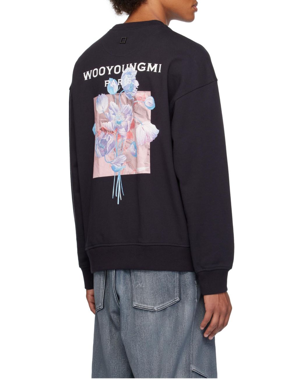Wooyoungmi Black Long-Sleeved Sweater for men