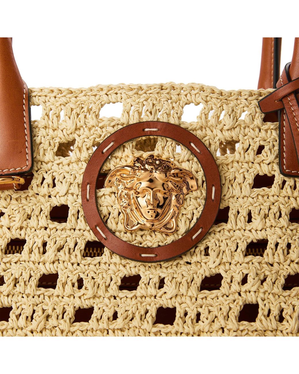 Versace Metallic Simple Tote Bag