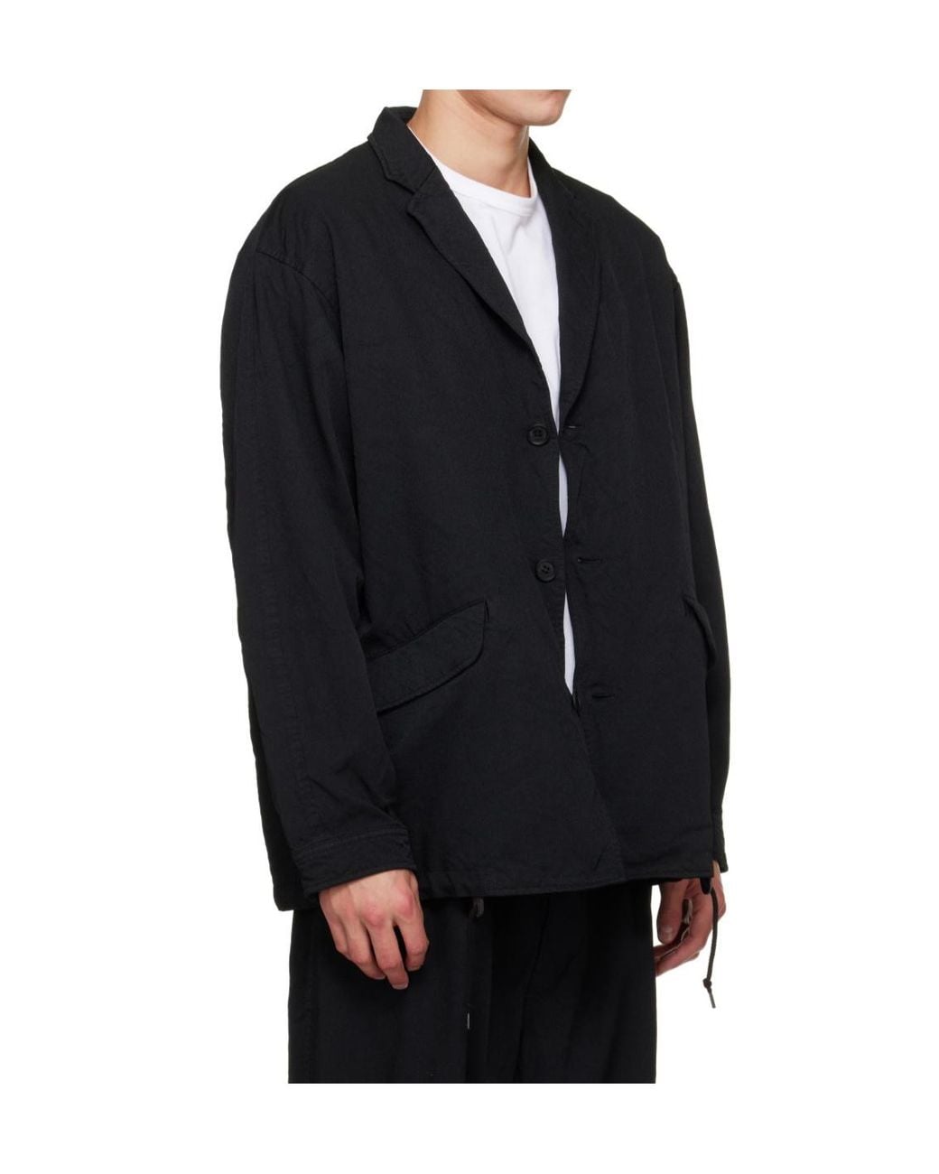 Comme des Garçons Black Long-Sleeve Jacket for men