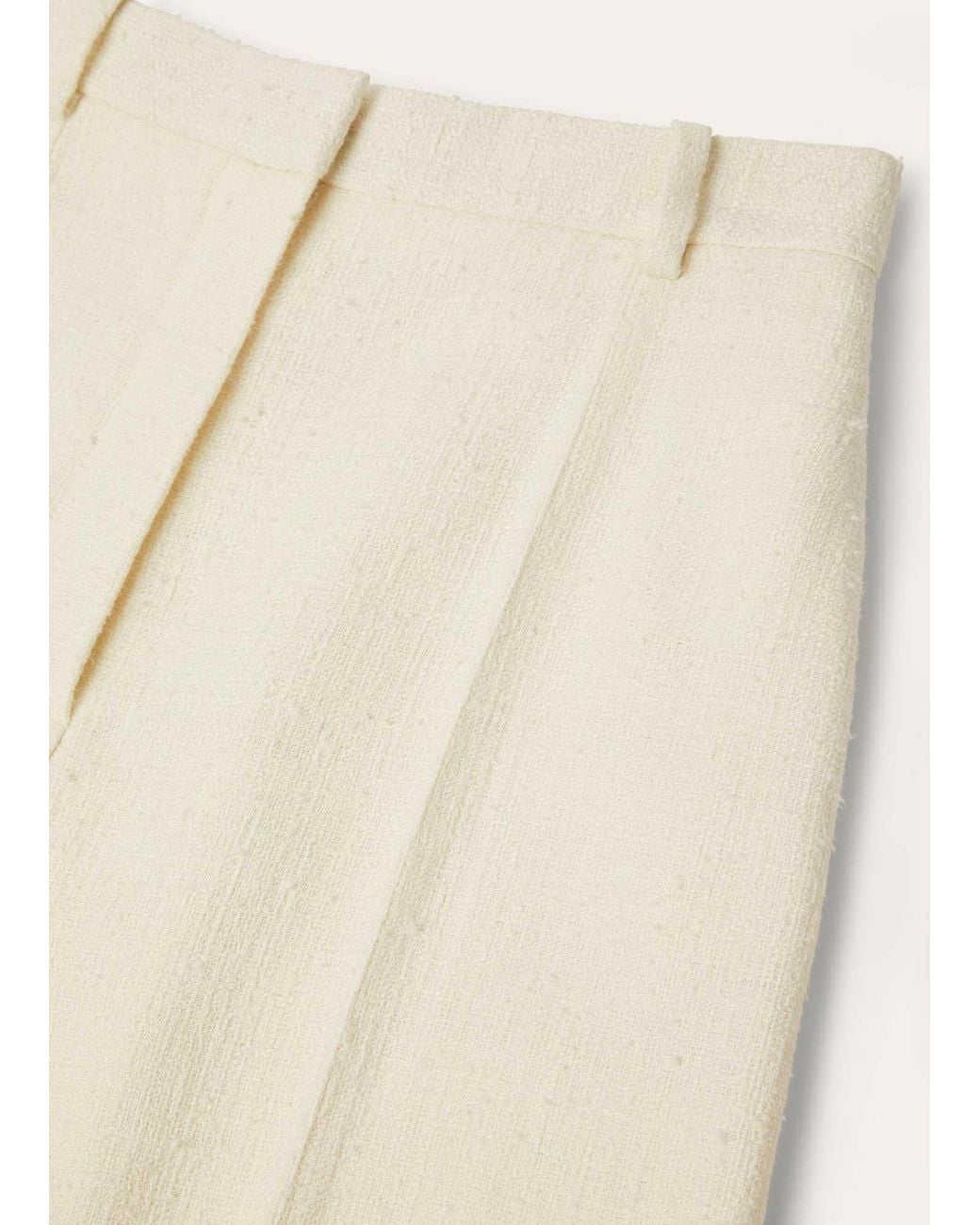 Loro Piana White Fred Trousers