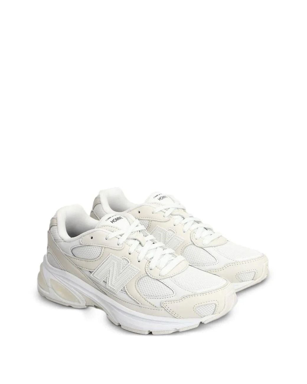 Comme des Garçons White X New Balance 2010V Low-Top Sneakers for men