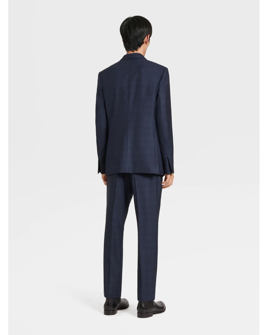 Zegna Blue Centoventimila Single-Breasted Suit for men