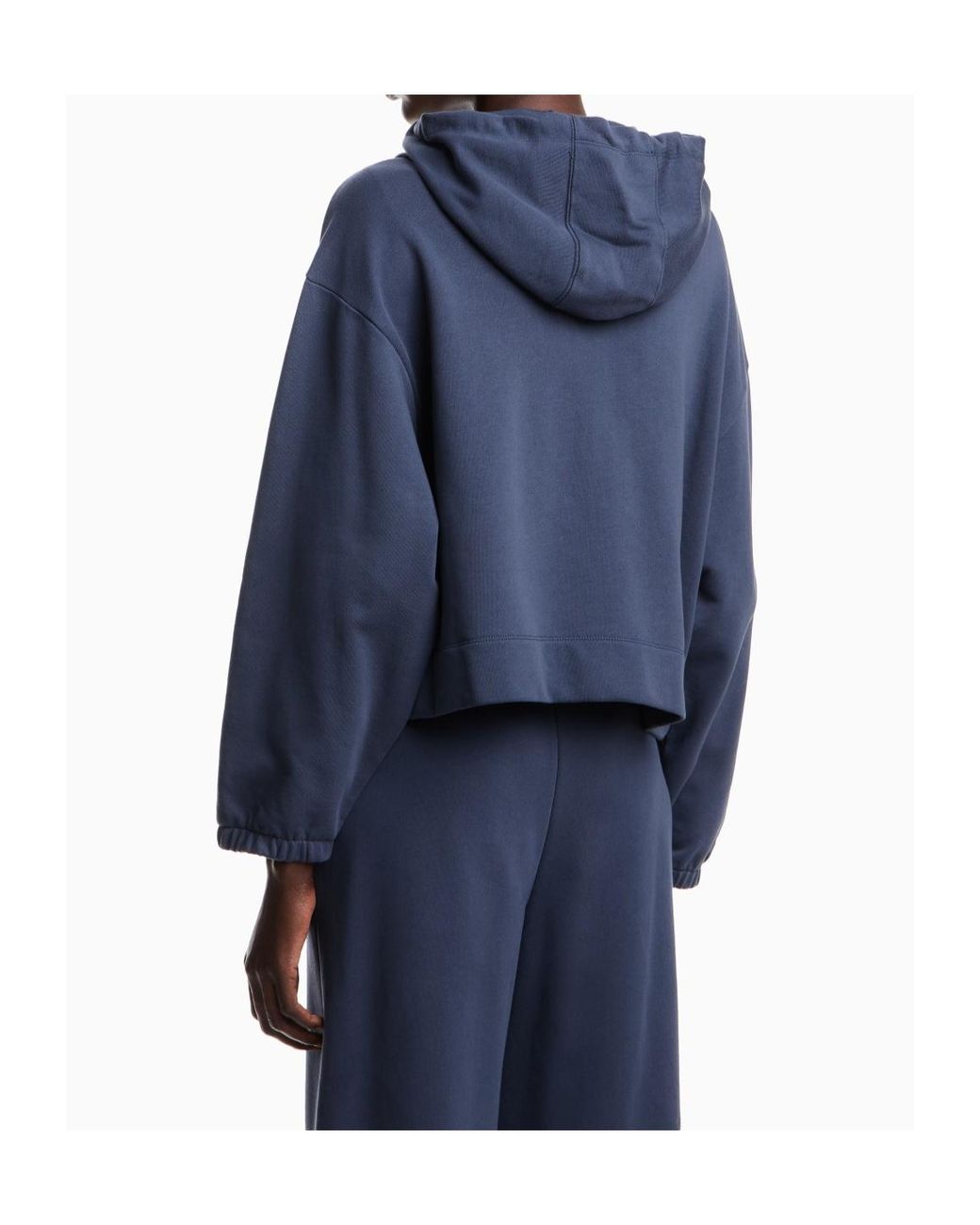 Emporio Armani Blue Hooded Sweatshirt