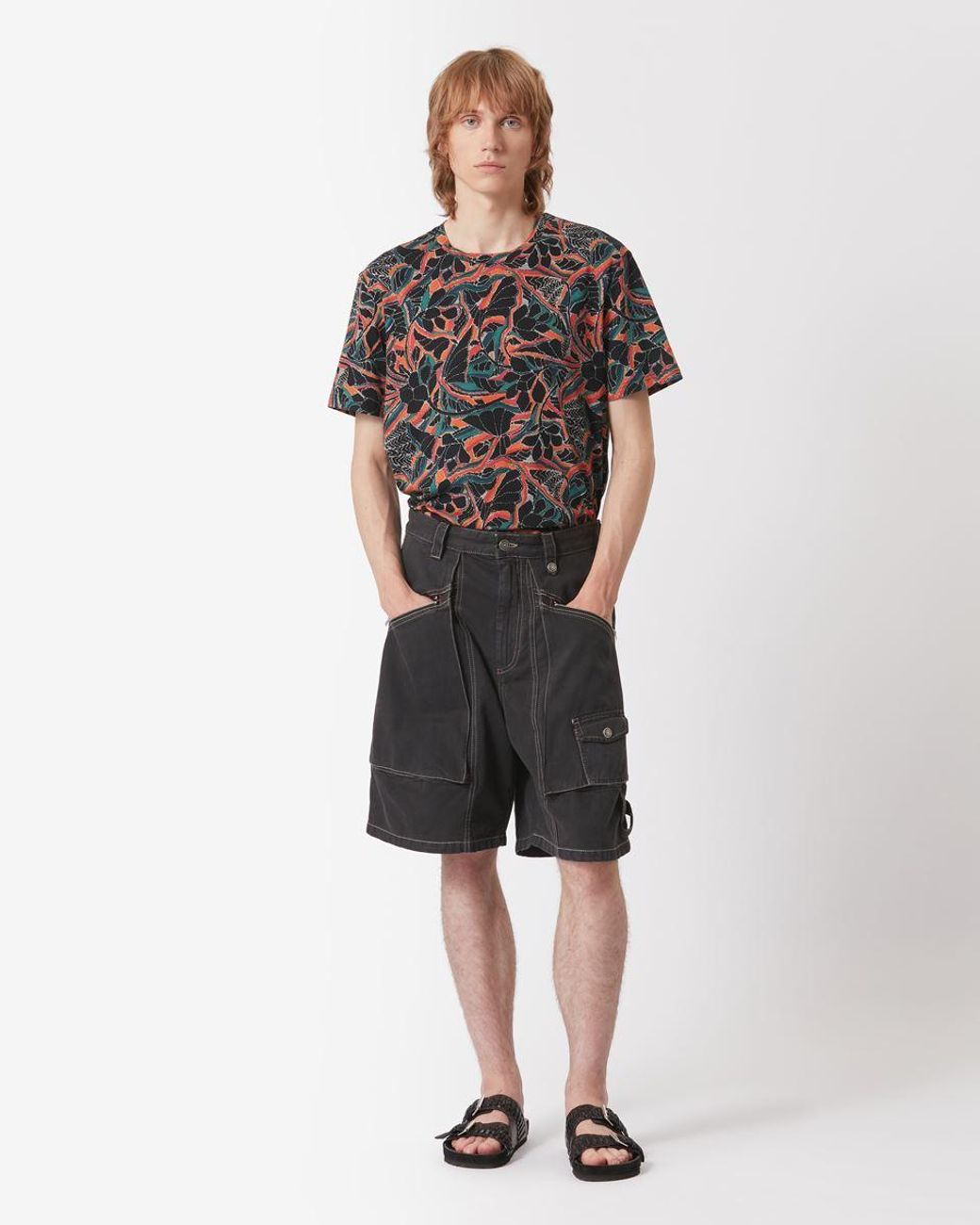 Isabel Marant Black Peio Denim Bermuda Shorts for men