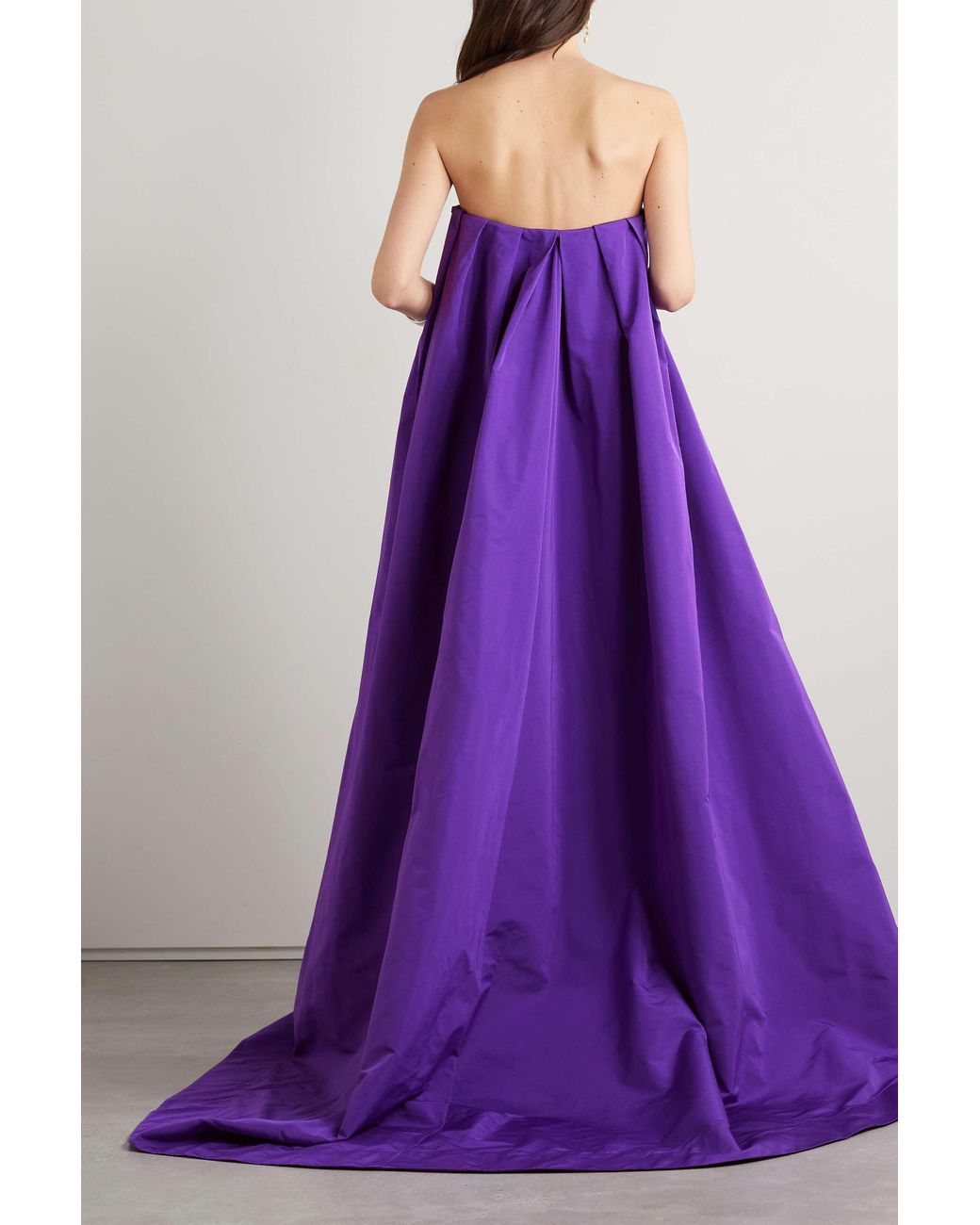Valentino Purple Breast-Wiped Dress
