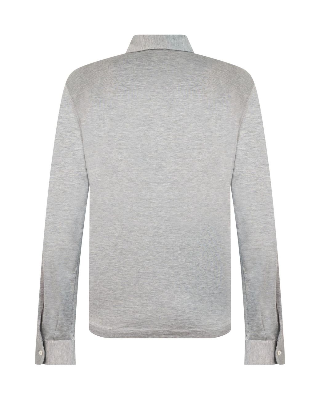 Herno Gray Long-Sleeve Classic Shirt for men