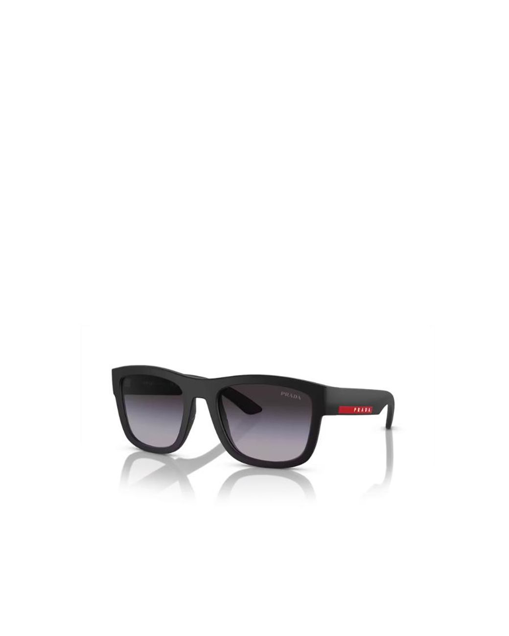 Prada Linea Rossa White Prada Eyewear Square Frame Sunglasses for men