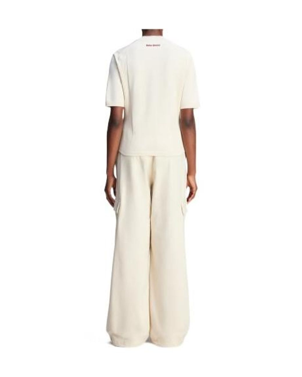 Adidas Originals White X Wales Bonner Knitted Short-Sleeved Top