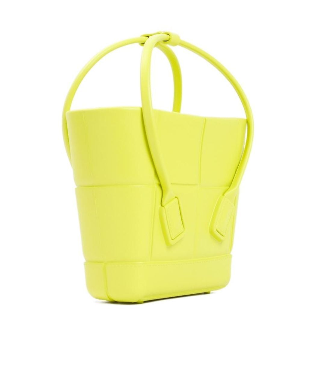 Bottega Veneta Yellow Mini Arco Tote Bag