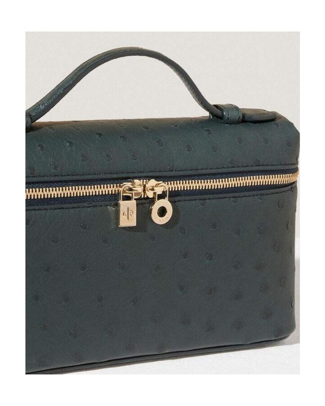 Loro Piana Blue Extra Pocket Pouch L 19 Shoulder Bag