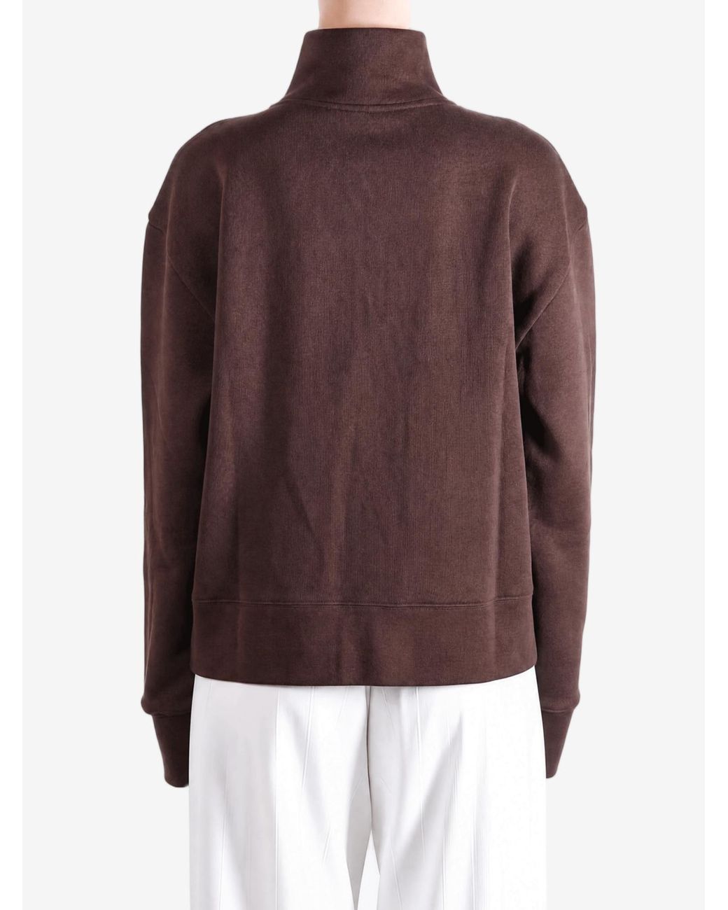 Studio Nicholson Brown Long-Sleeved Pullover