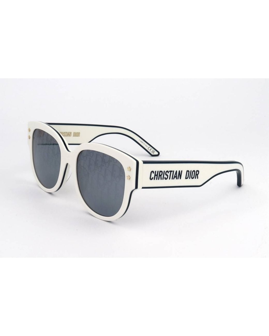 Dior Blue Full-Rim Sunglasses