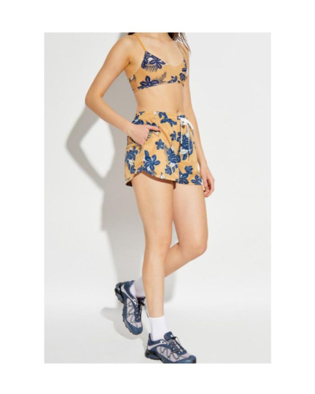 The Upside Blue Aruba Printed Shorts