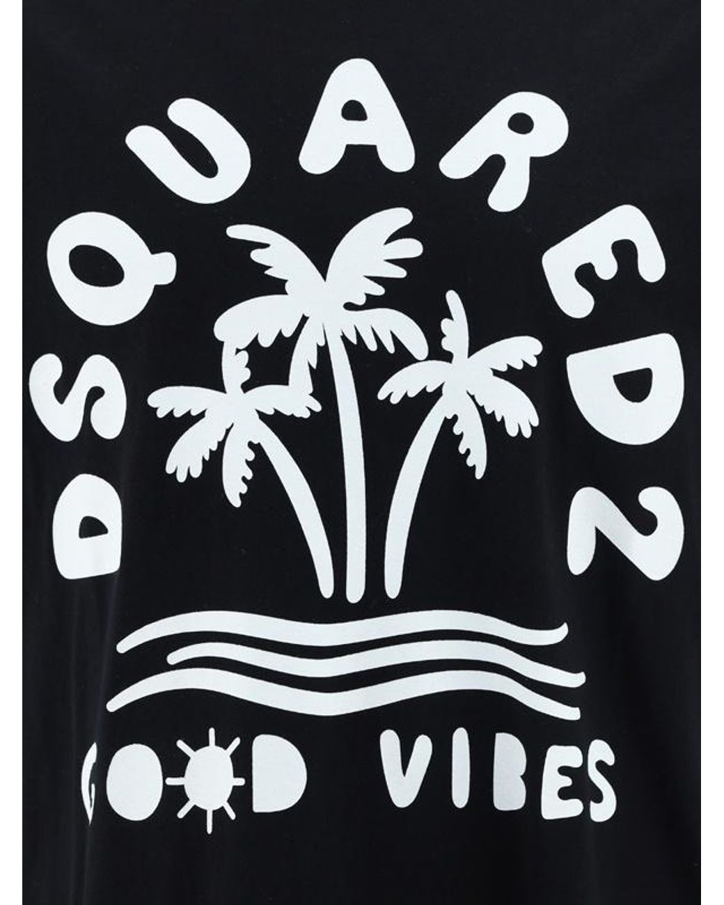 DSquared² Black Surf Fit T-Shirt for men