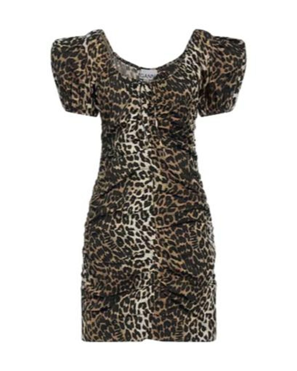 Ganni Black Mini Dress