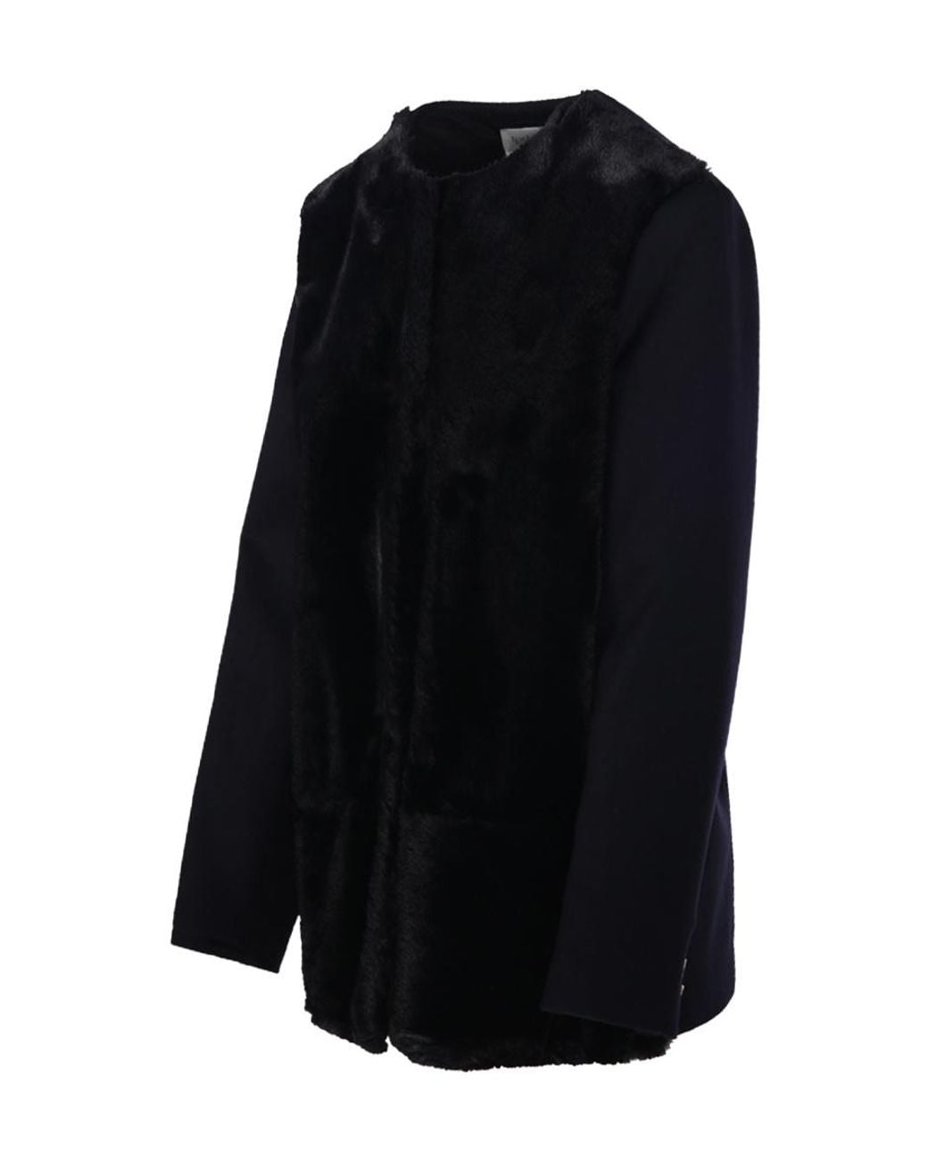 Forte_forte Black Crew Neck Jacket