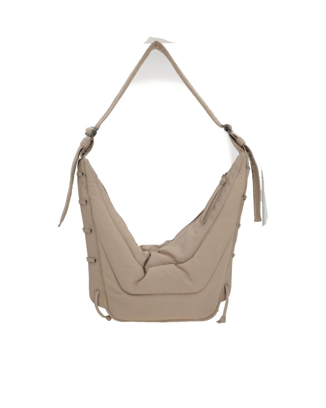 Lemaire Gray Game Medium Zipped Shoulder Bag for men