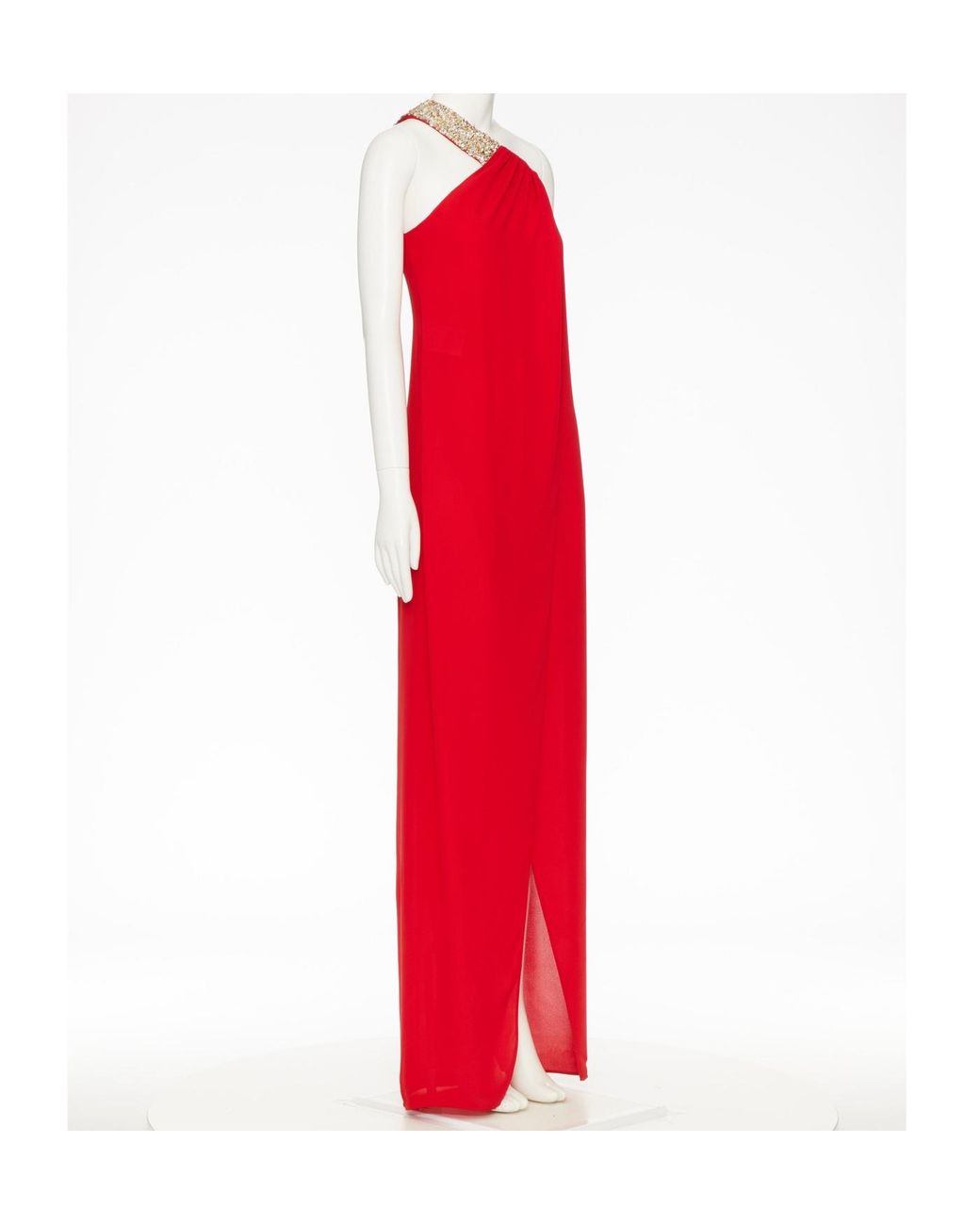 Valentino Red One-Shoulder Dress