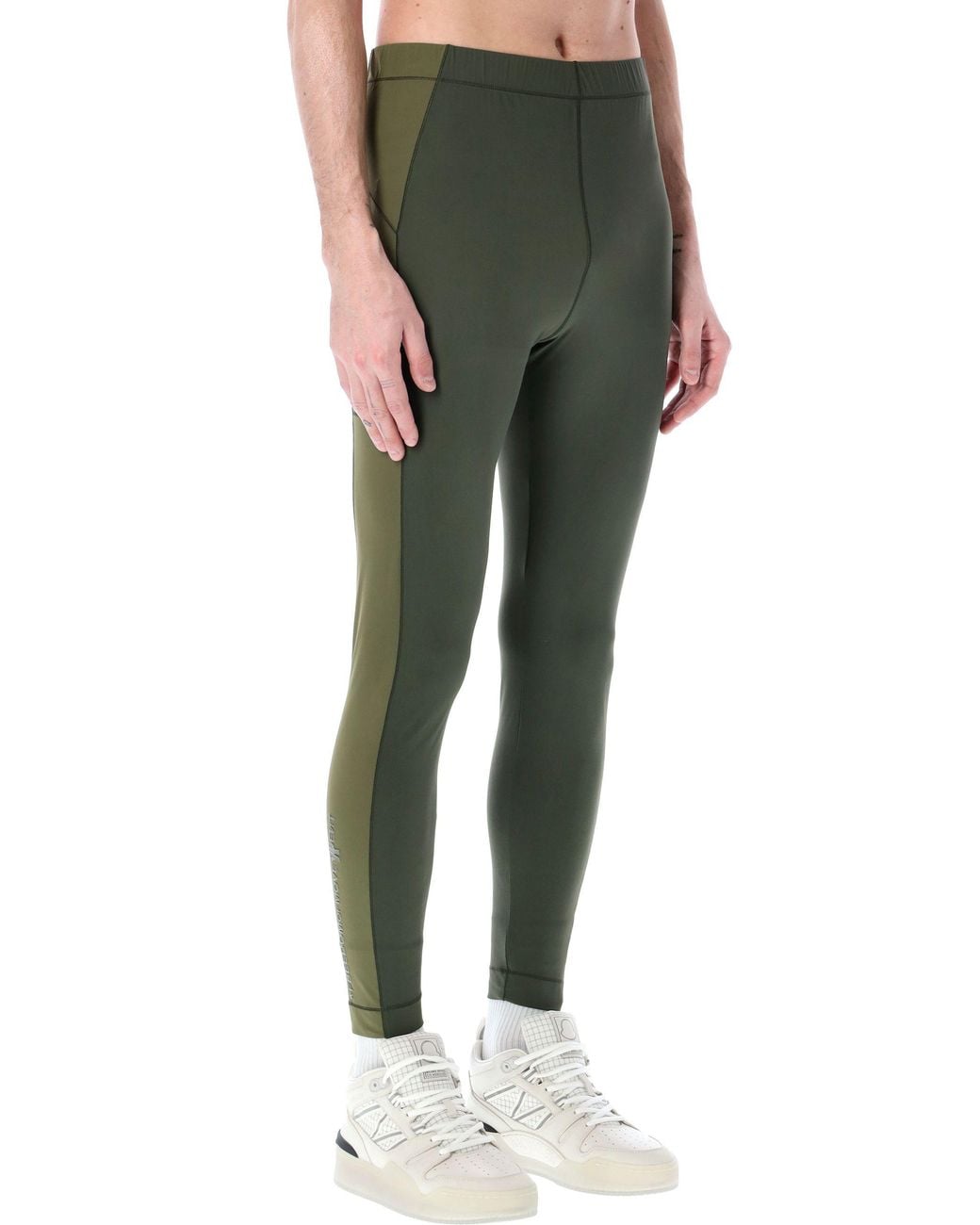 Moncler Green Logo Sweatpants for men