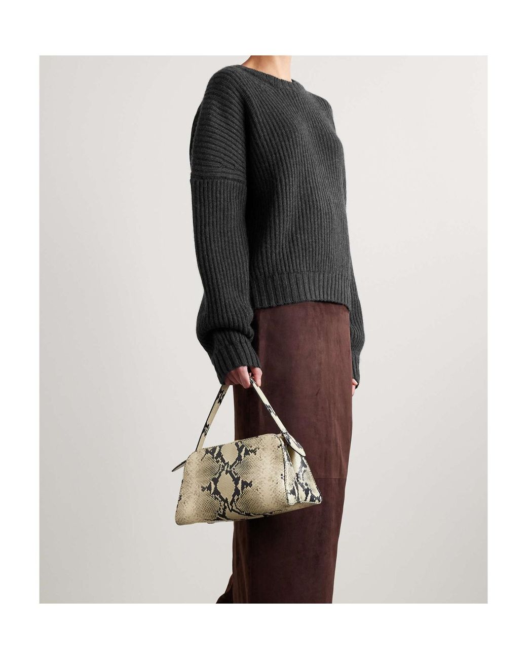 Khaite Black Manuela Crewneck Jumper