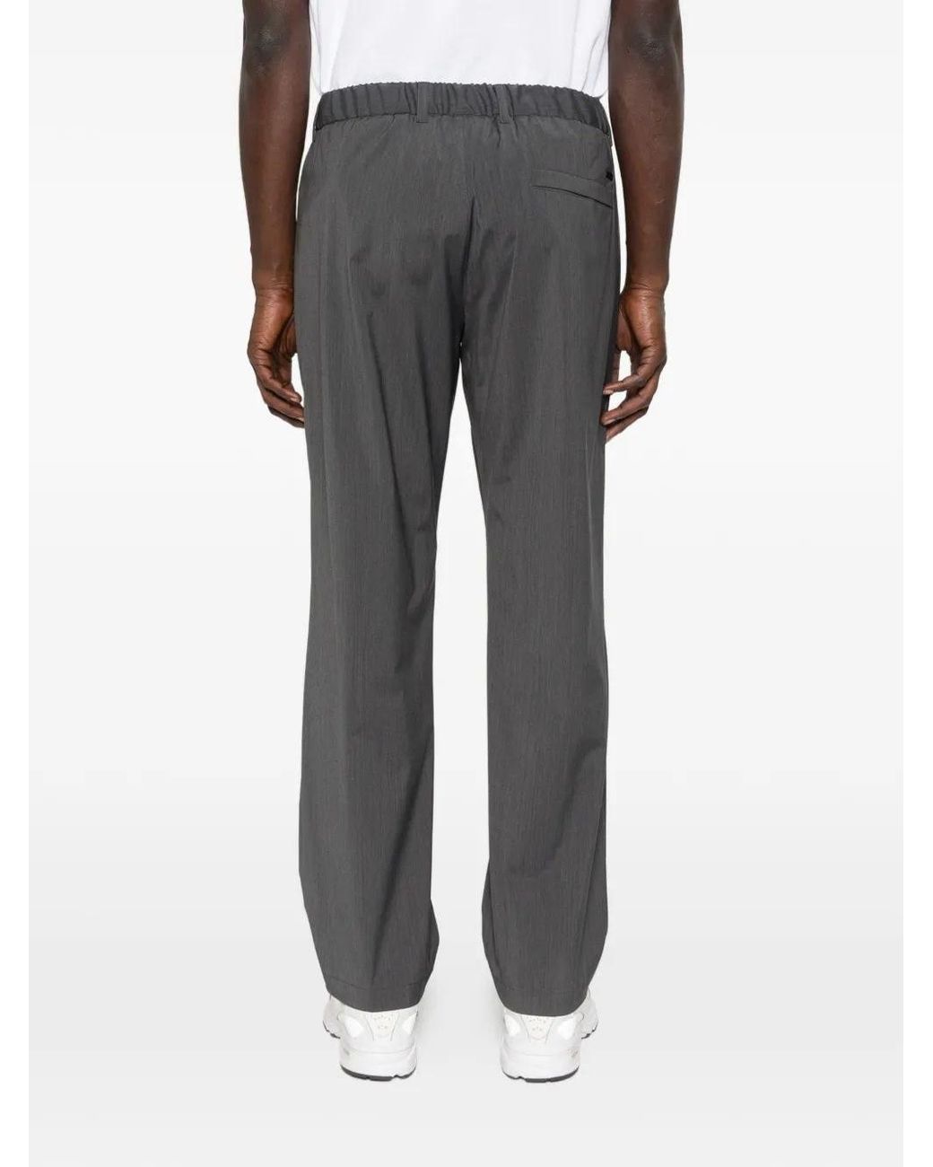 Herno Blue Logo Casual Pants for men