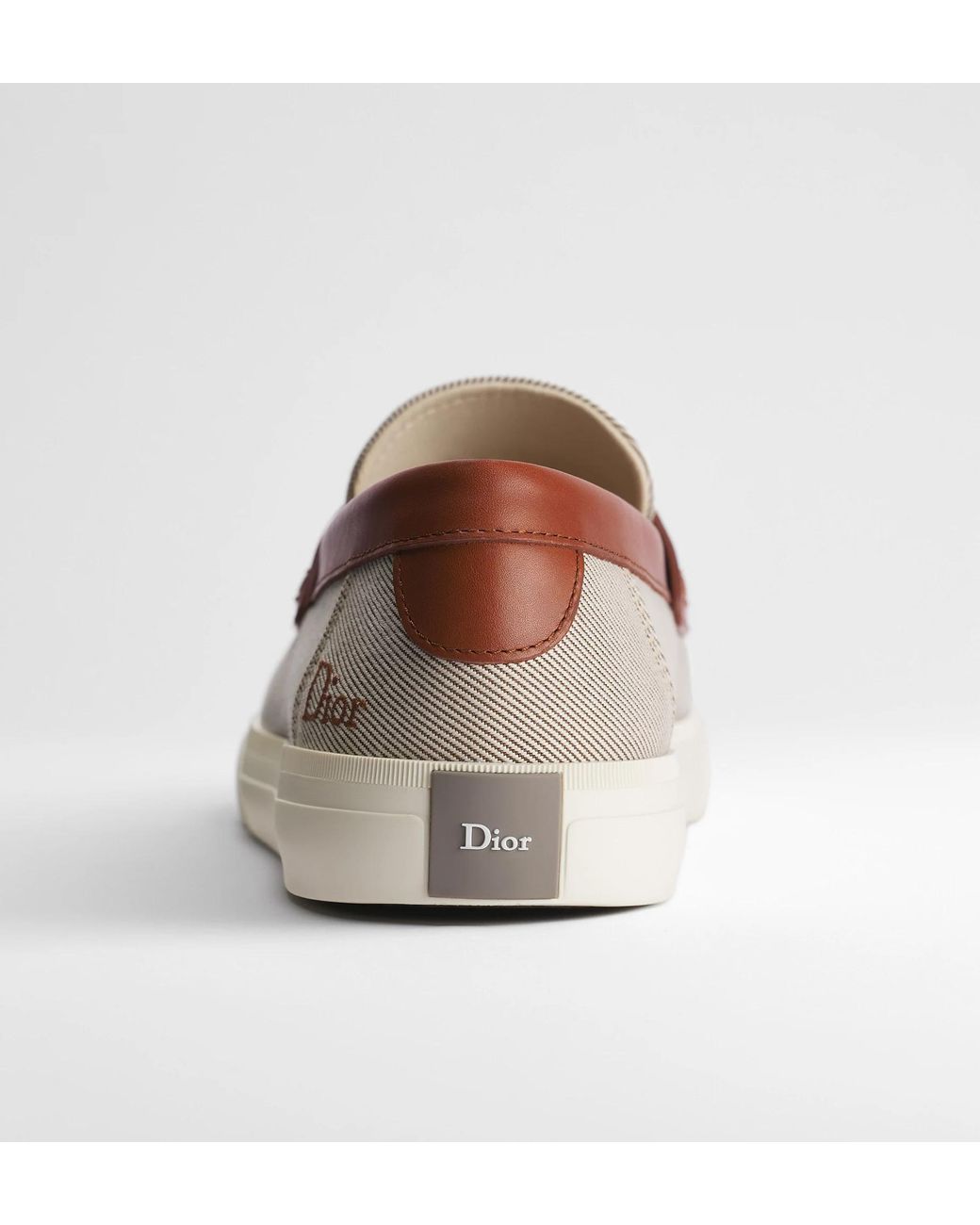 Dior Brown Homme Chester Iviera Moccasins for men