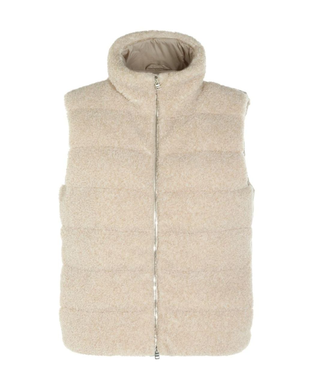 Herno Natural Textured Padded Down Gilet