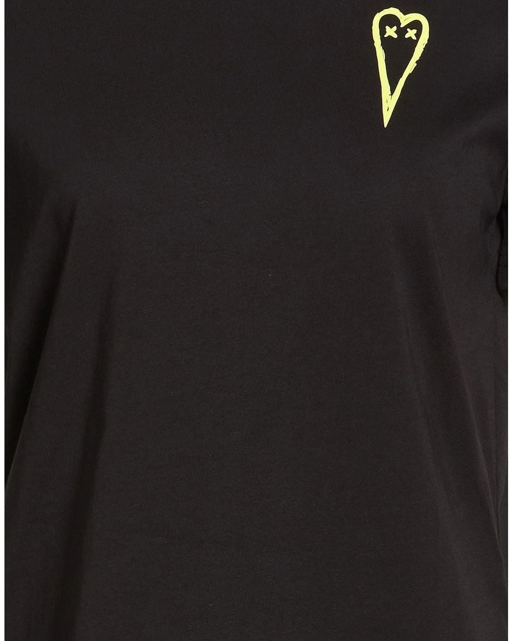 DIESEL Black Solid Color T-Shirts