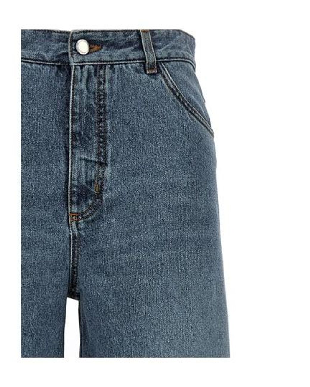 Chloé Blue Chloé Wide-Leg Jeans