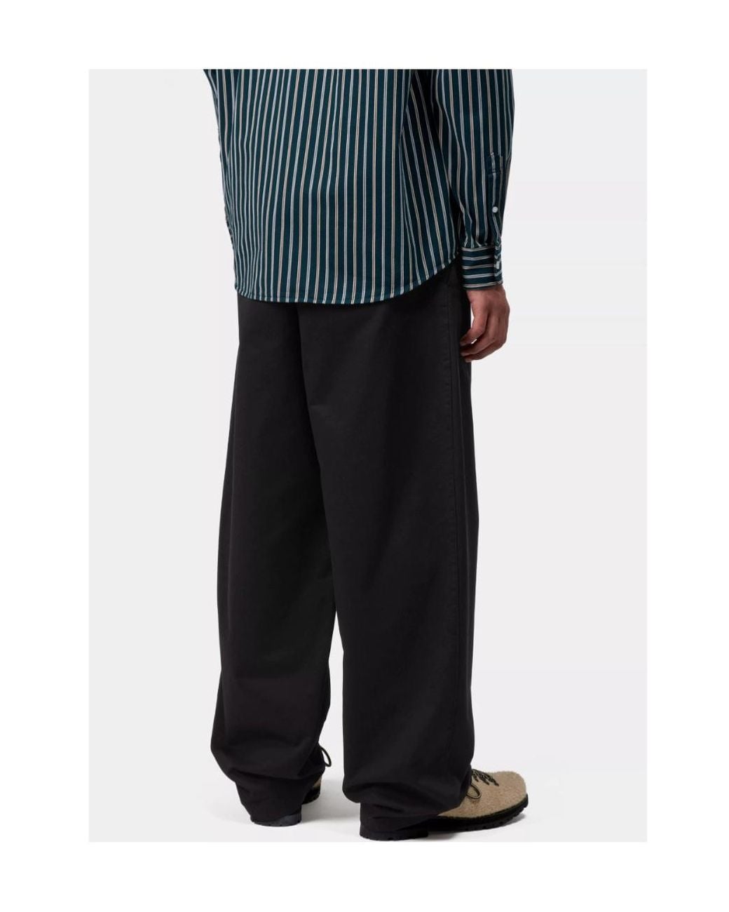 Carhartt Black Logo Patch Pants for men