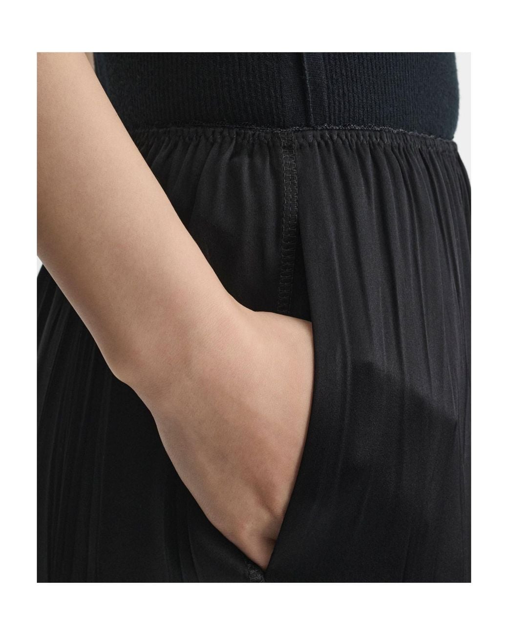 Phoebe Philo Black Layered Skirt