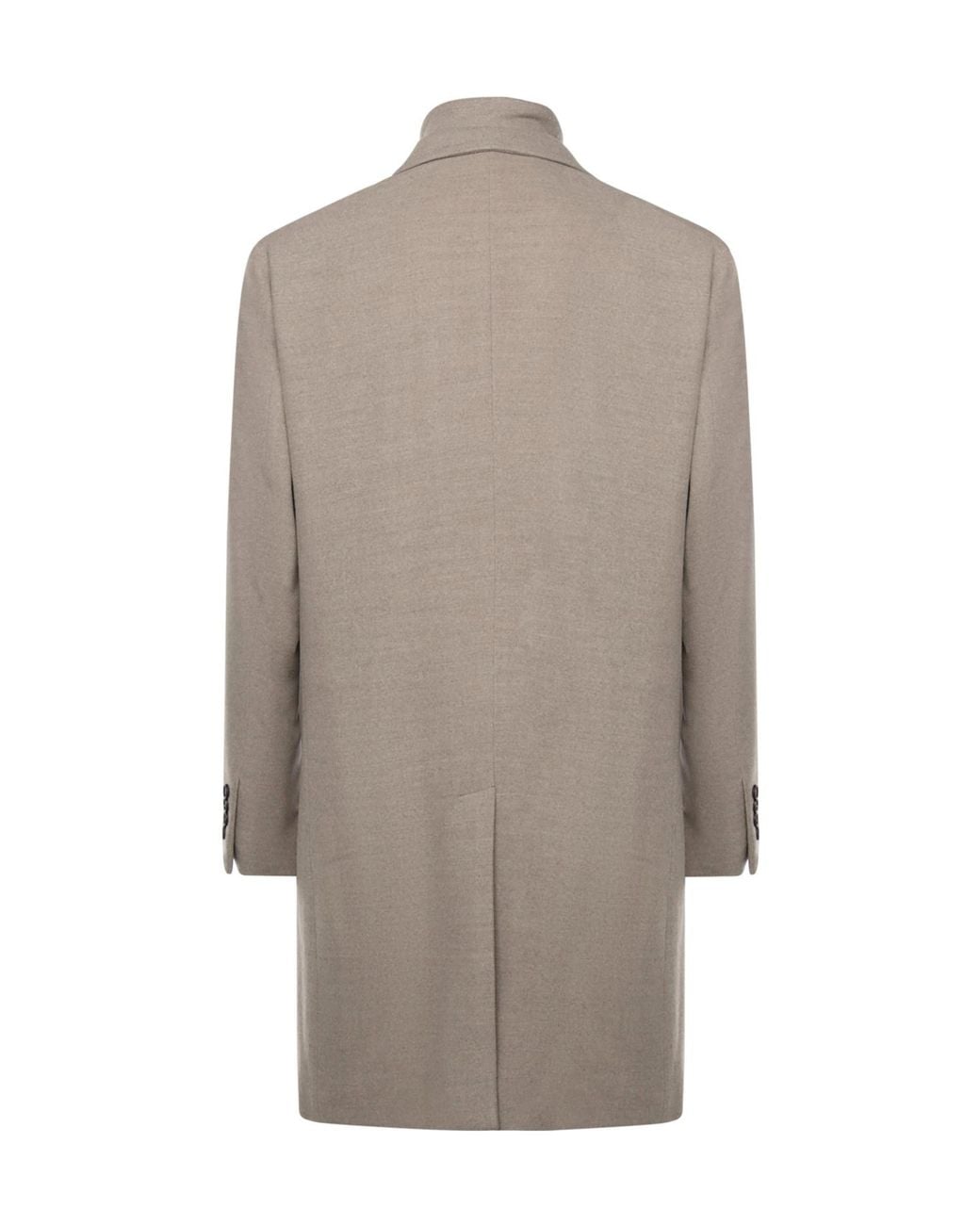 Eleventy Gray Single Breasted Coat for men