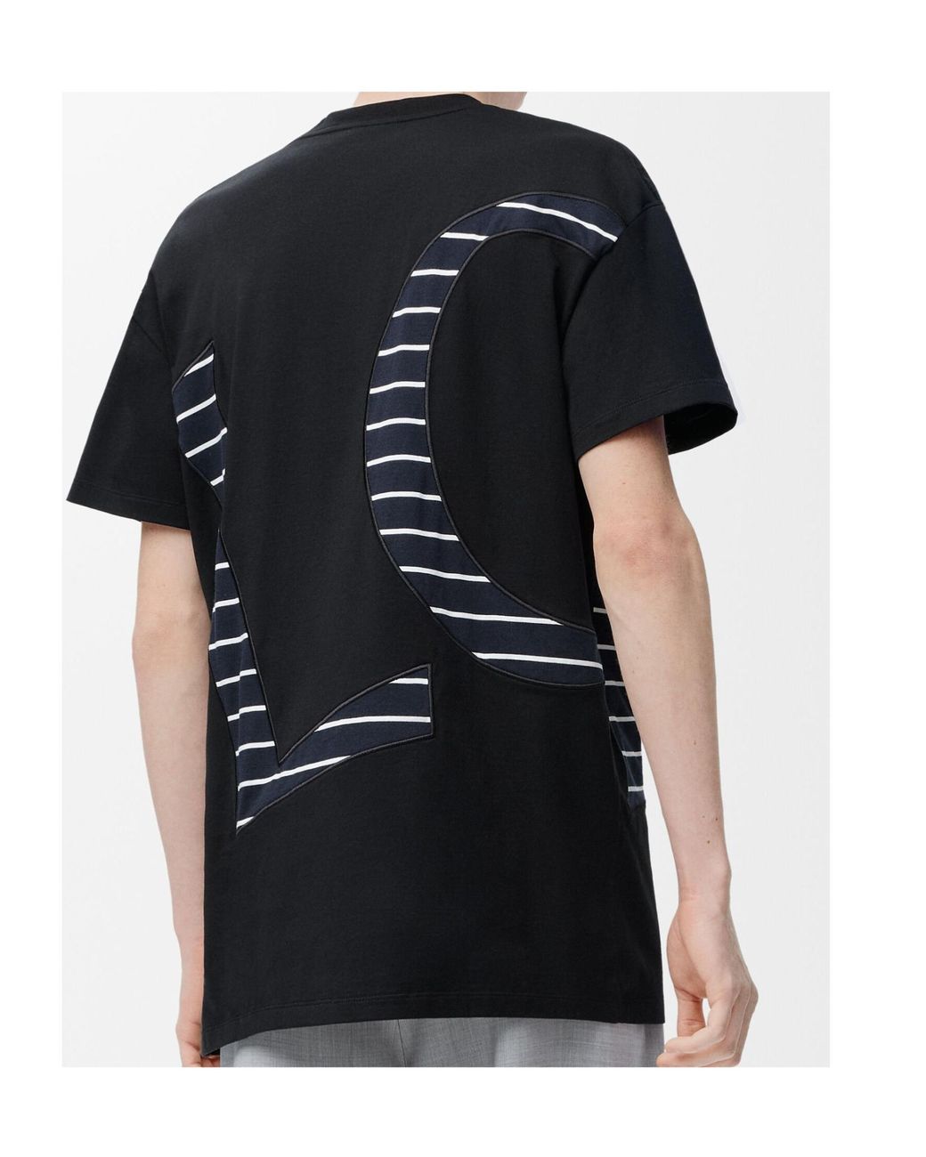 Loewe Black Cotton T-Shirt for men