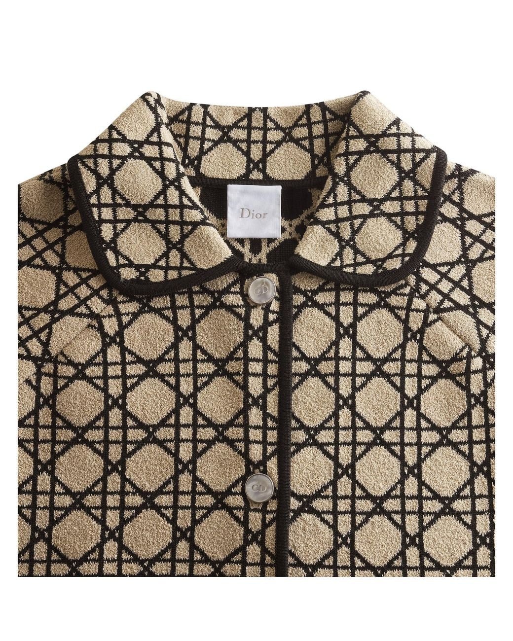 Dior Metallic Short-Sleeved Jacket