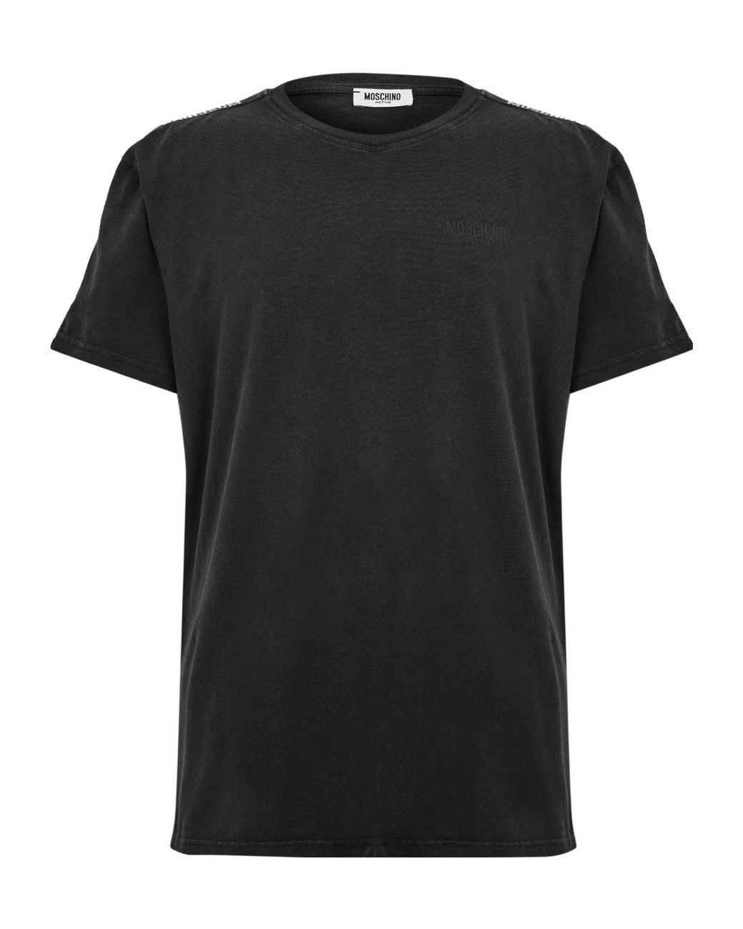 Moschino Black Comfort Regularfit Tshirt for men