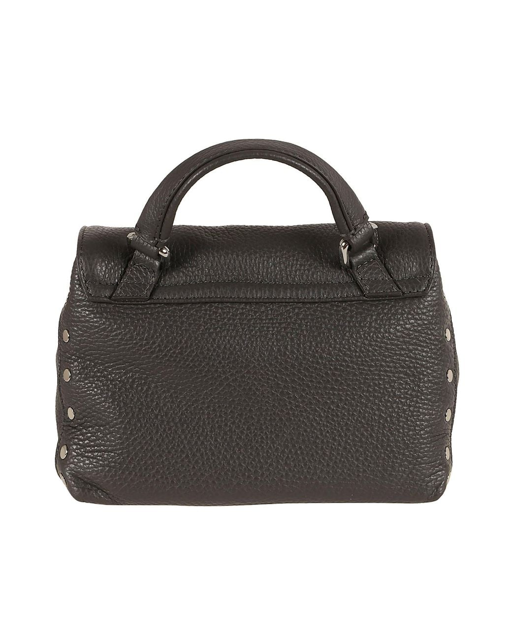 Zanellato Black Postina Daily Top Handle Shoulder Bag