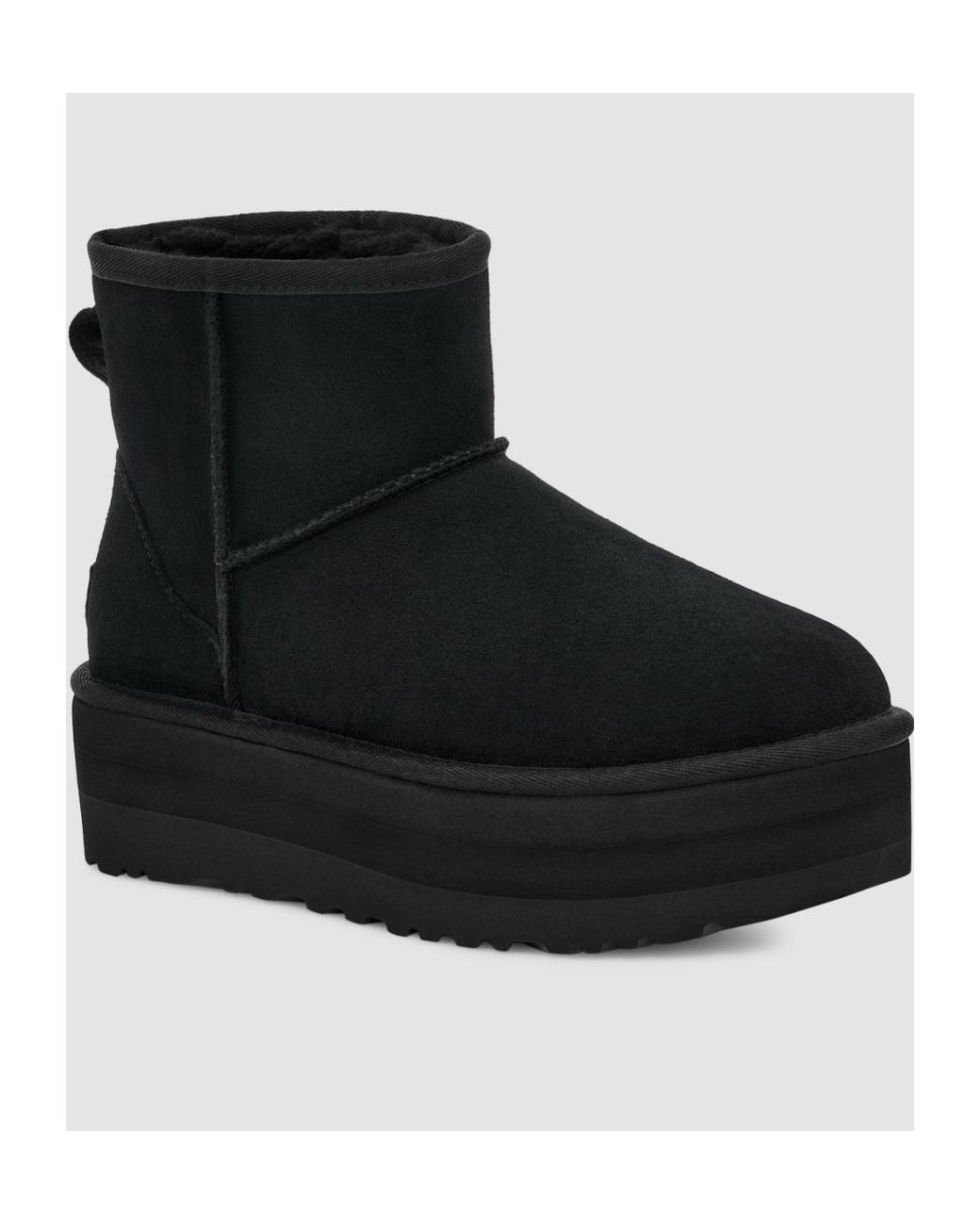 Ugg Black Thick-Soled Short Boots