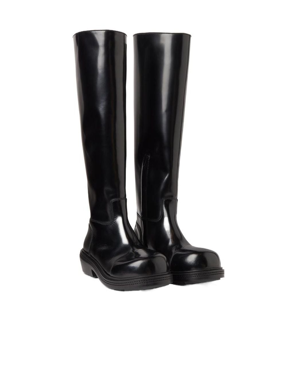 Bottega Veneta Black Fireman Boots