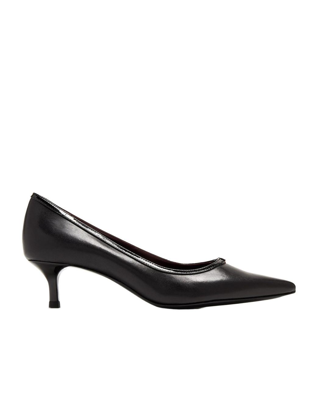 Tory Burch Black Double T Pointed Toe Pumps