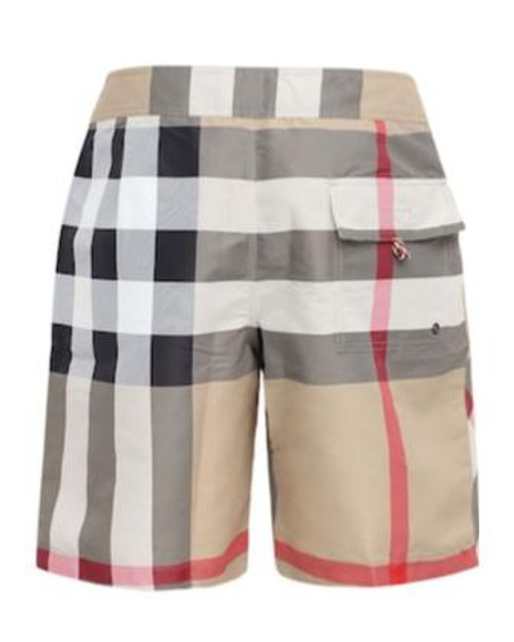 Burberry Multicolor Checked Swim Shorts for men