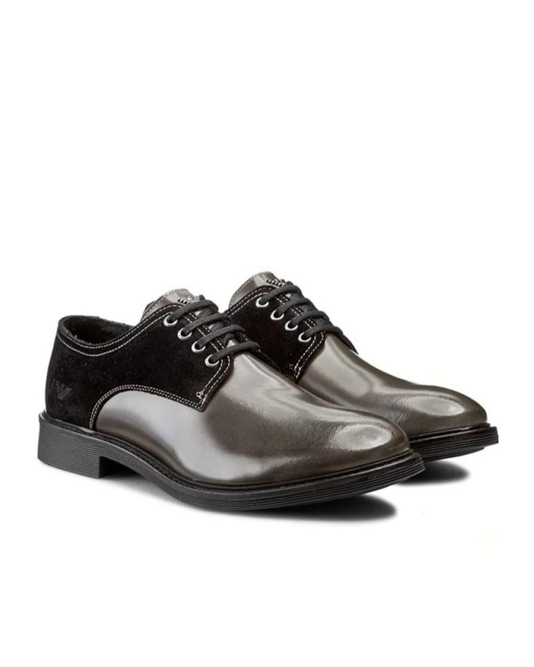 Armani Jeans Black Logo Details Business Casual Shoes for men