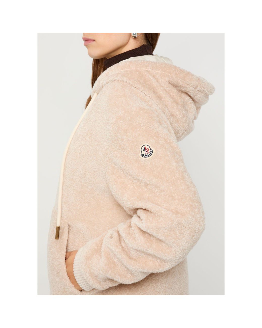 Moncler Natural Reversible Zip-Through Cardigan