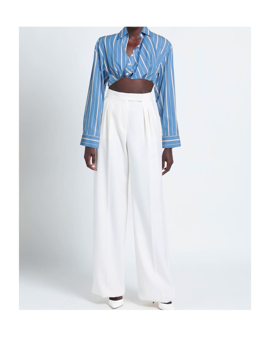 Jacquemus Blue Striped Shirts