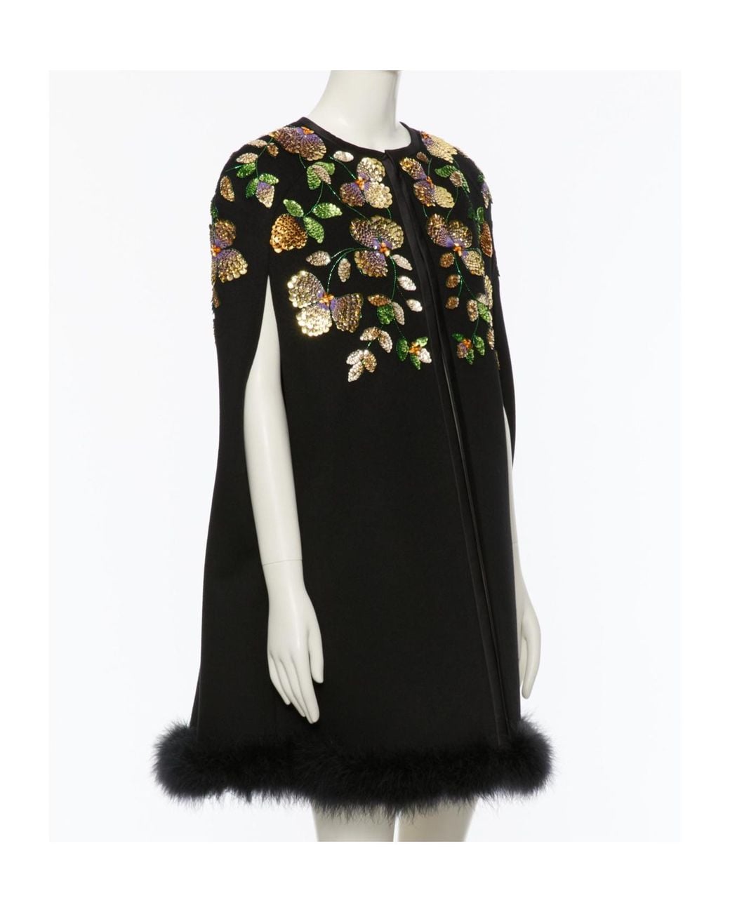 Valentino Black Flower Embellished Gilet