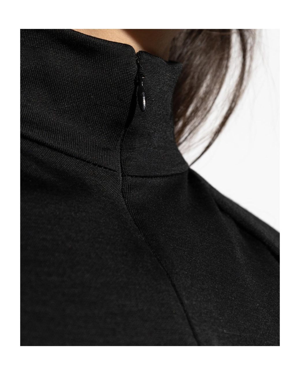 Alaïa Black Alaïa Draped Turtleneck Jumpsuit
