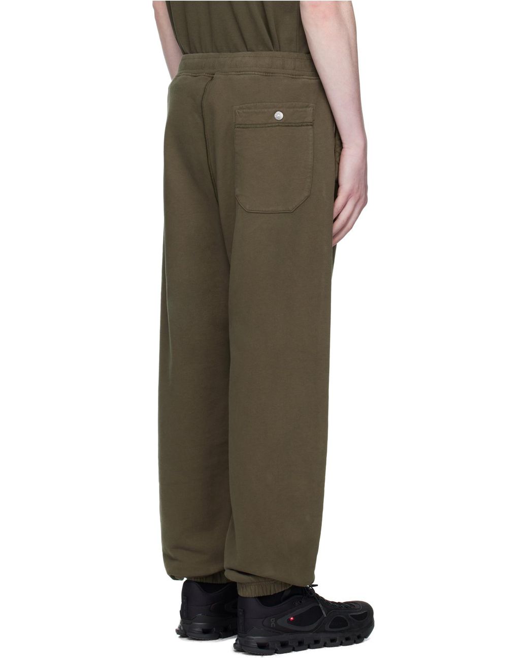 Stone Island Gray Loose-Fit Sweatpants for men